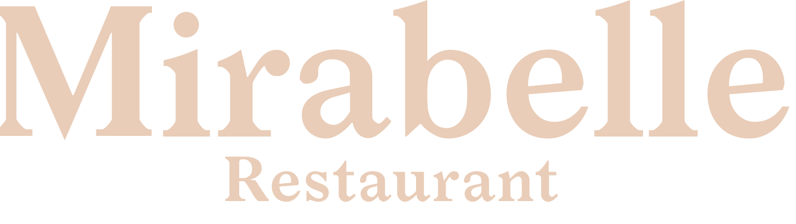 Mirabelle Restaurant logo.